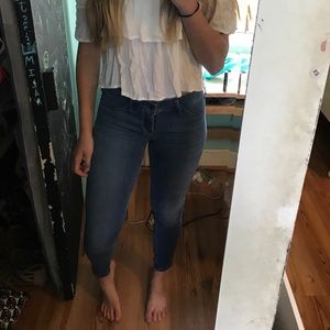 Low rise hollister jeans size 25